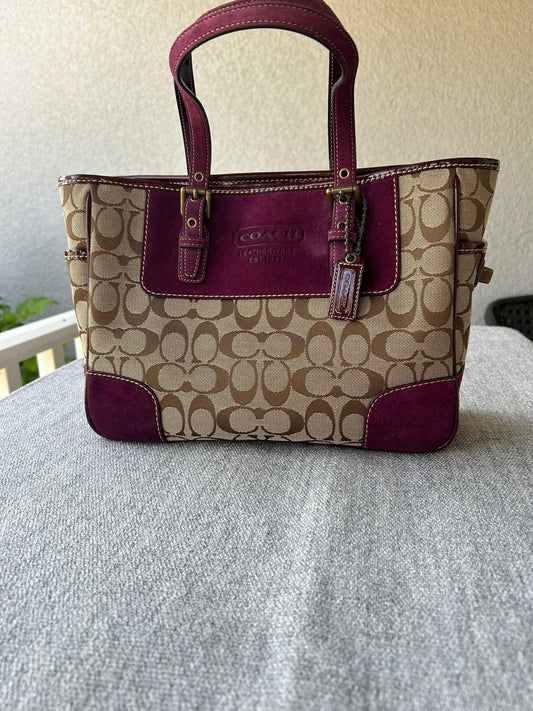 Coach Signature Collection Hamptons tote bag
