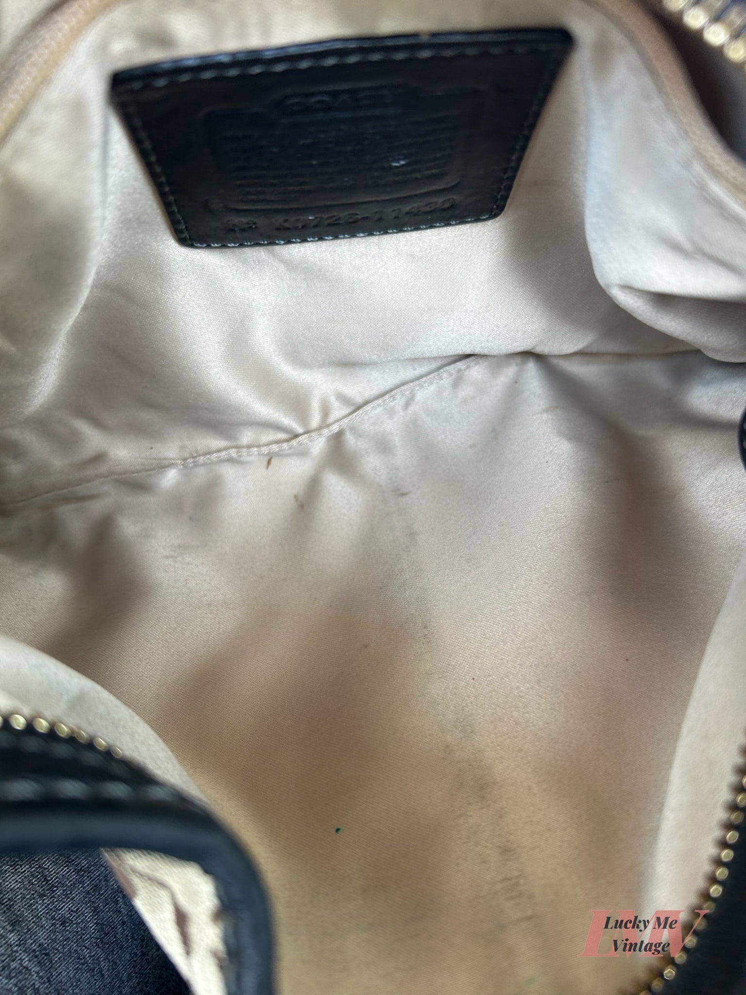 Vintage Coach brown/tan/black Bleecker Signature C Bag