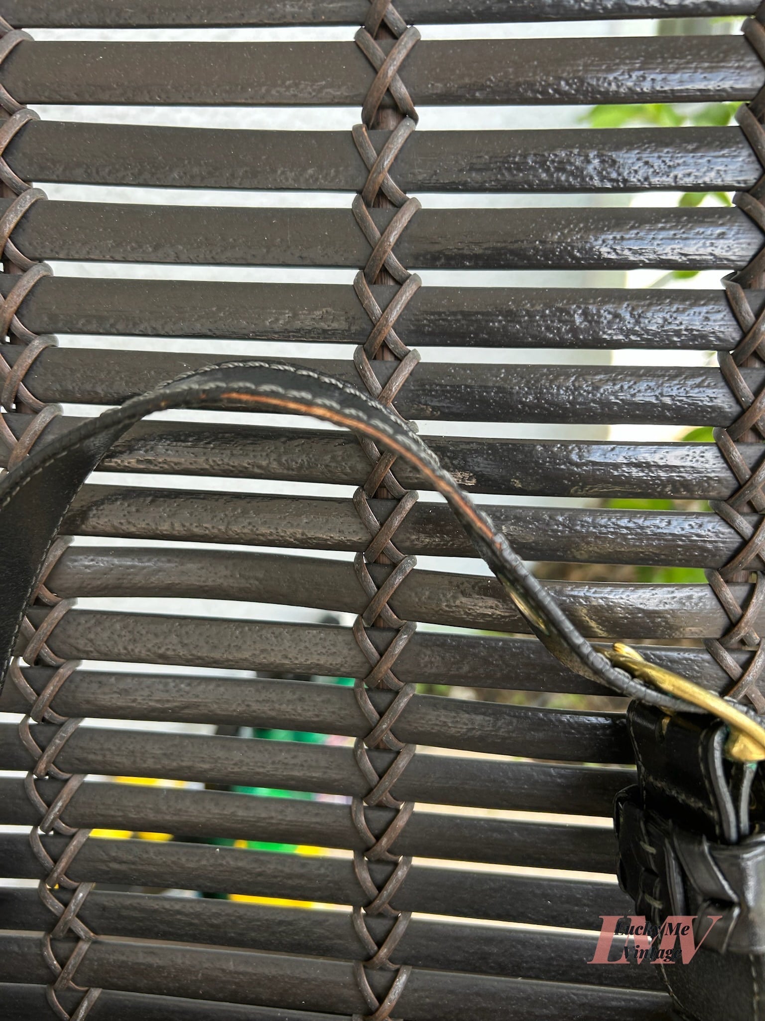 Vintage Coach brown/tan/black Bleecker Signature C Bag