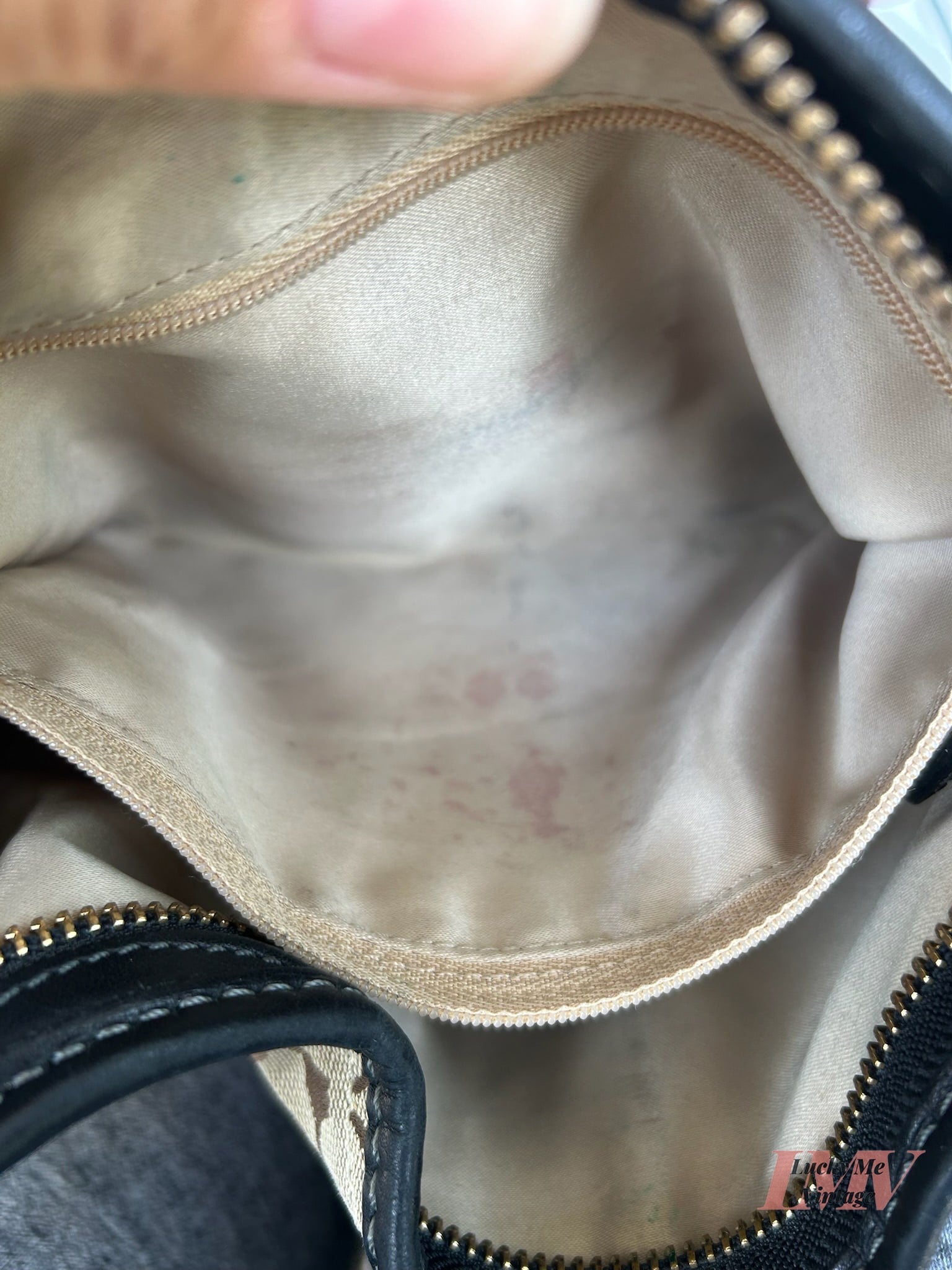 Vintage Coach brown/tan/black Bleecker Signature C Bag
