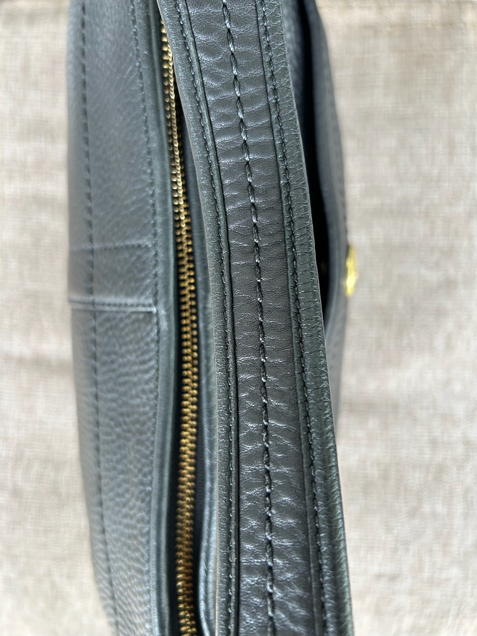 Coach Black Leather hobo bag