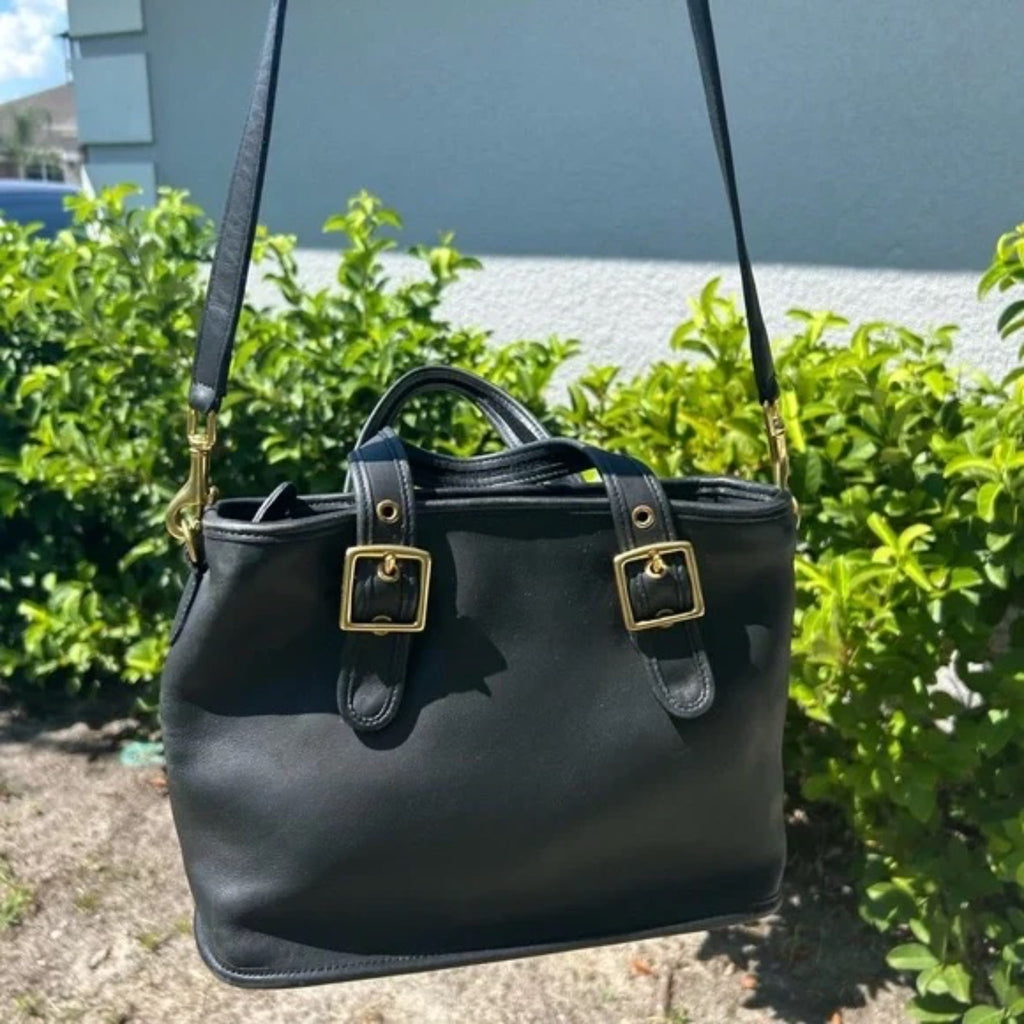 Coach Legacy satchel Handbag Black