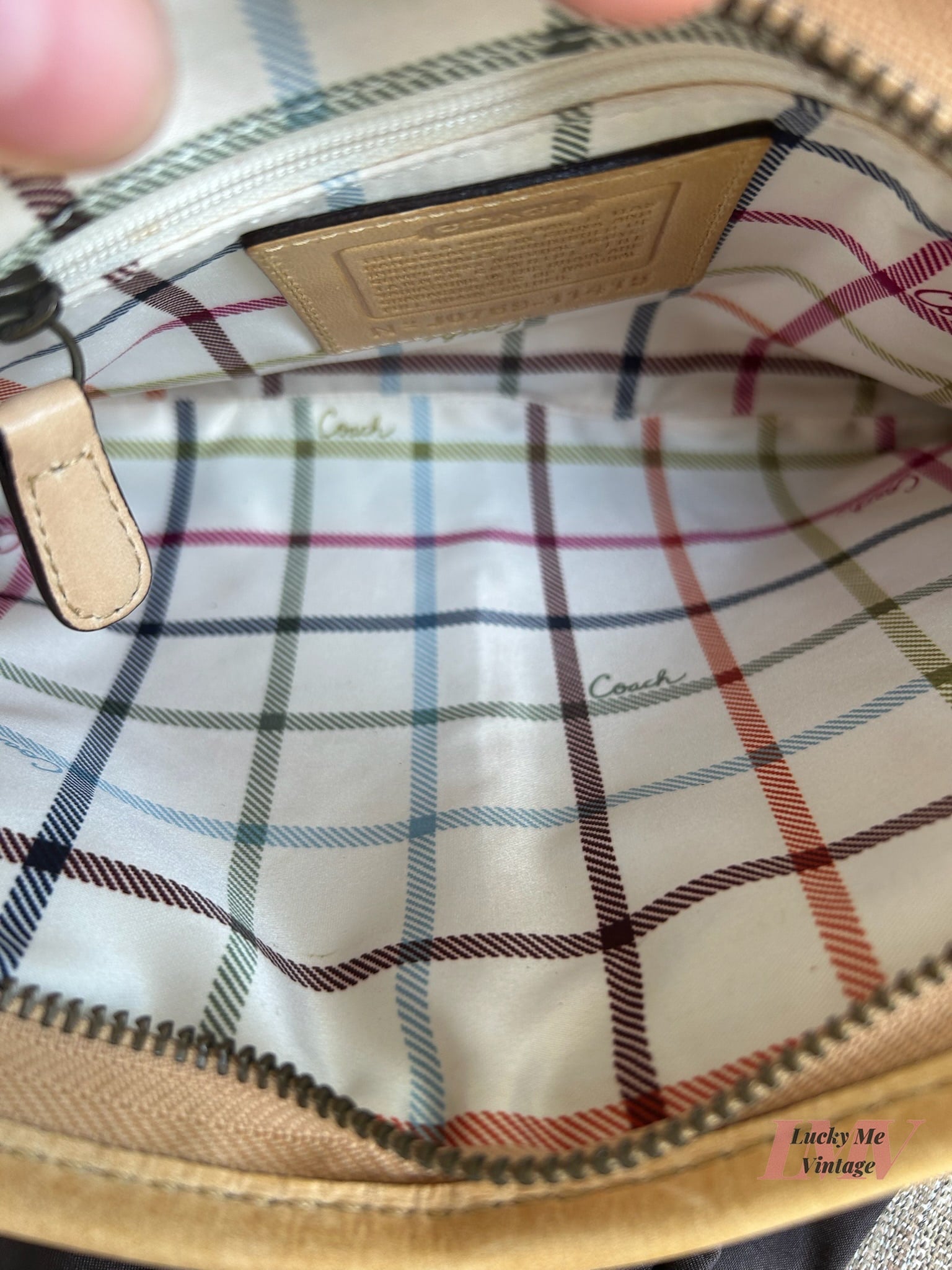 Vintage Coach tan Bleecker Shoulder bag