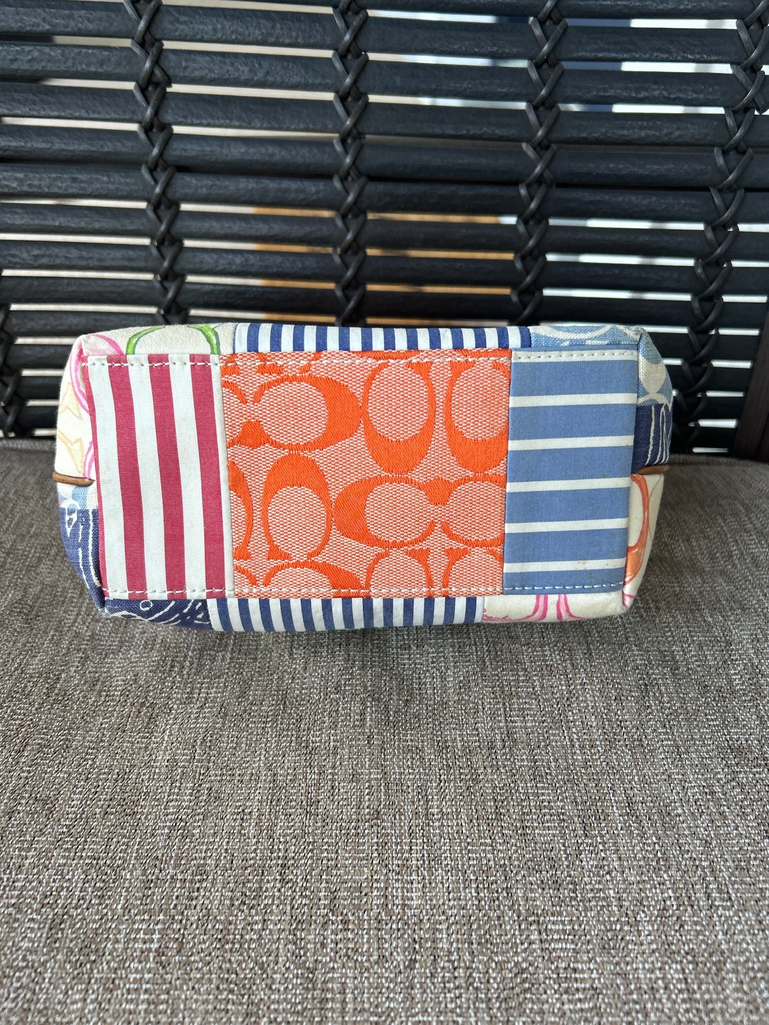 Vintage Coach Multicolor Patchwork Women's Bag