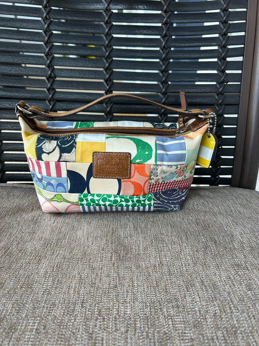 Vintage Coach Multicolor Patchwork Women's Bag