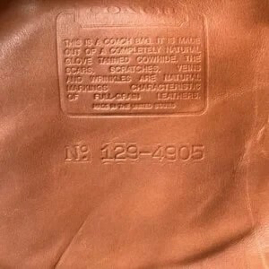 Coach Nicholas Brown Leather Bucket Bag (style 4905)