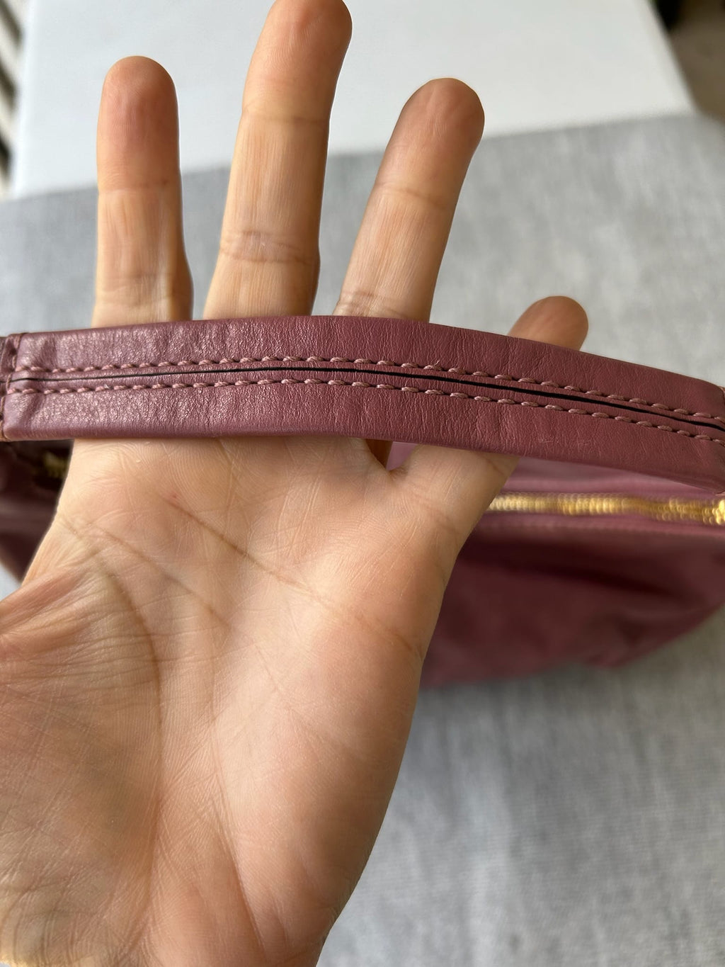 Coach Women's Pink Leather Hobo Bag