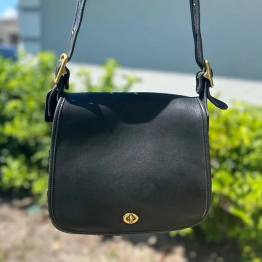 Coach Black stewardess Shoulder Bag
