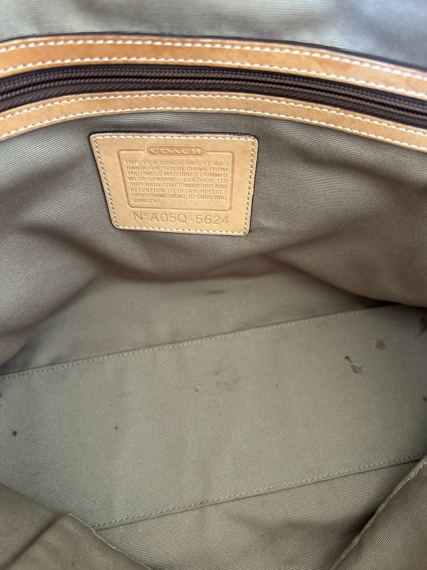 Coach tote