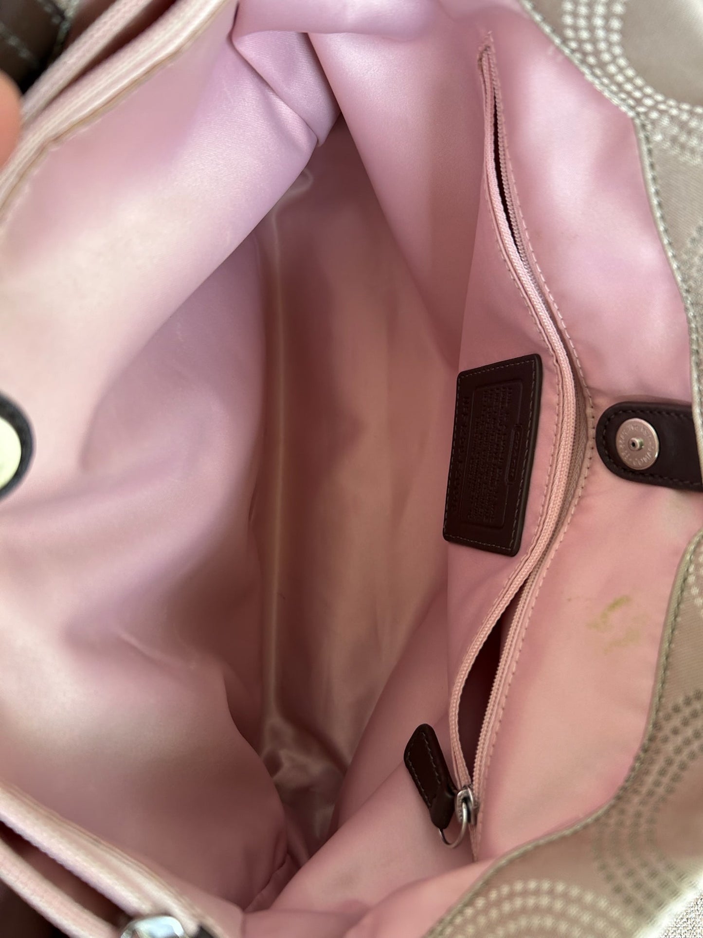 Coach Gray tote bag