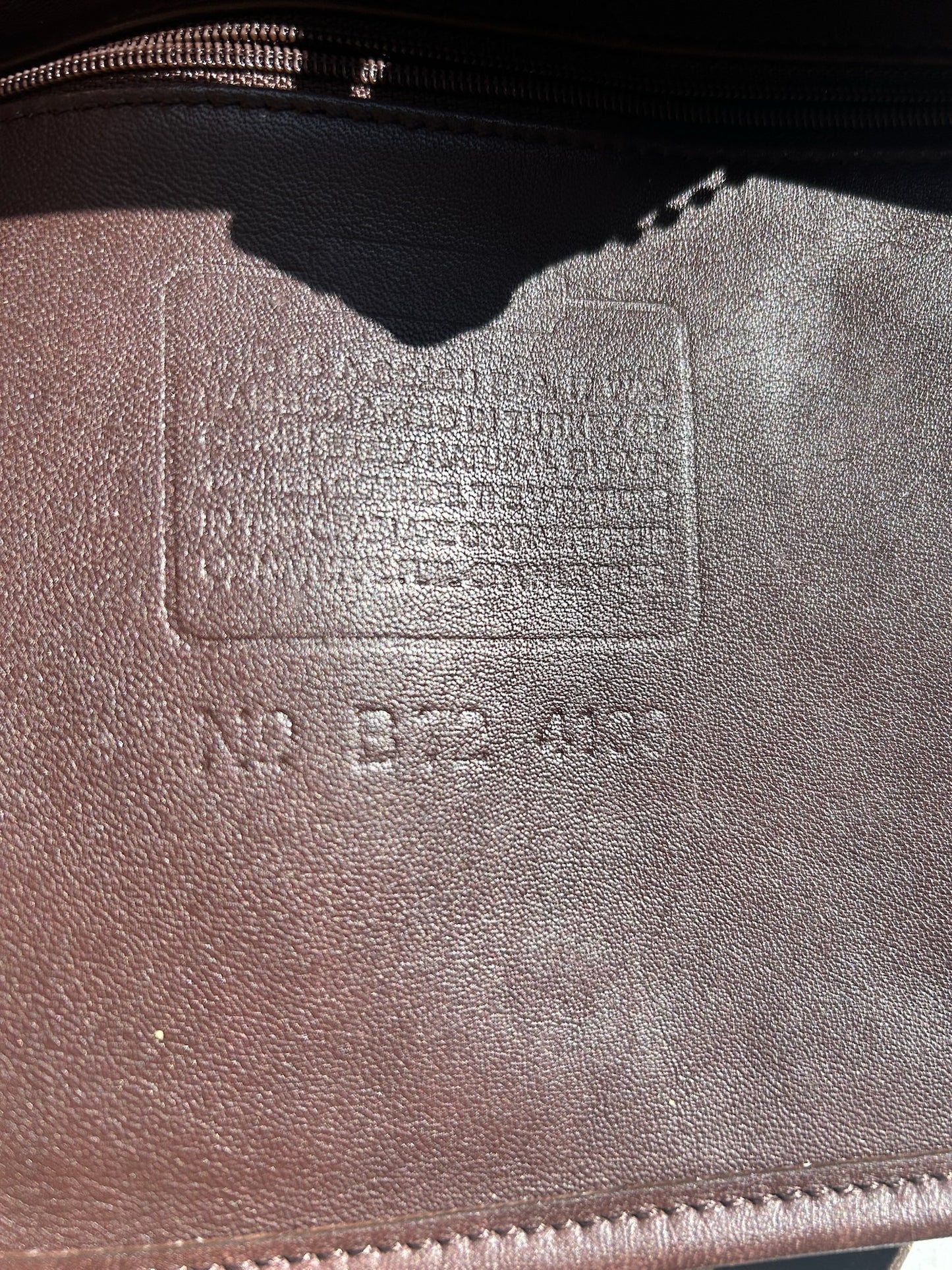 Vintage  Coach Waverly Style Number: 4133 mahogany