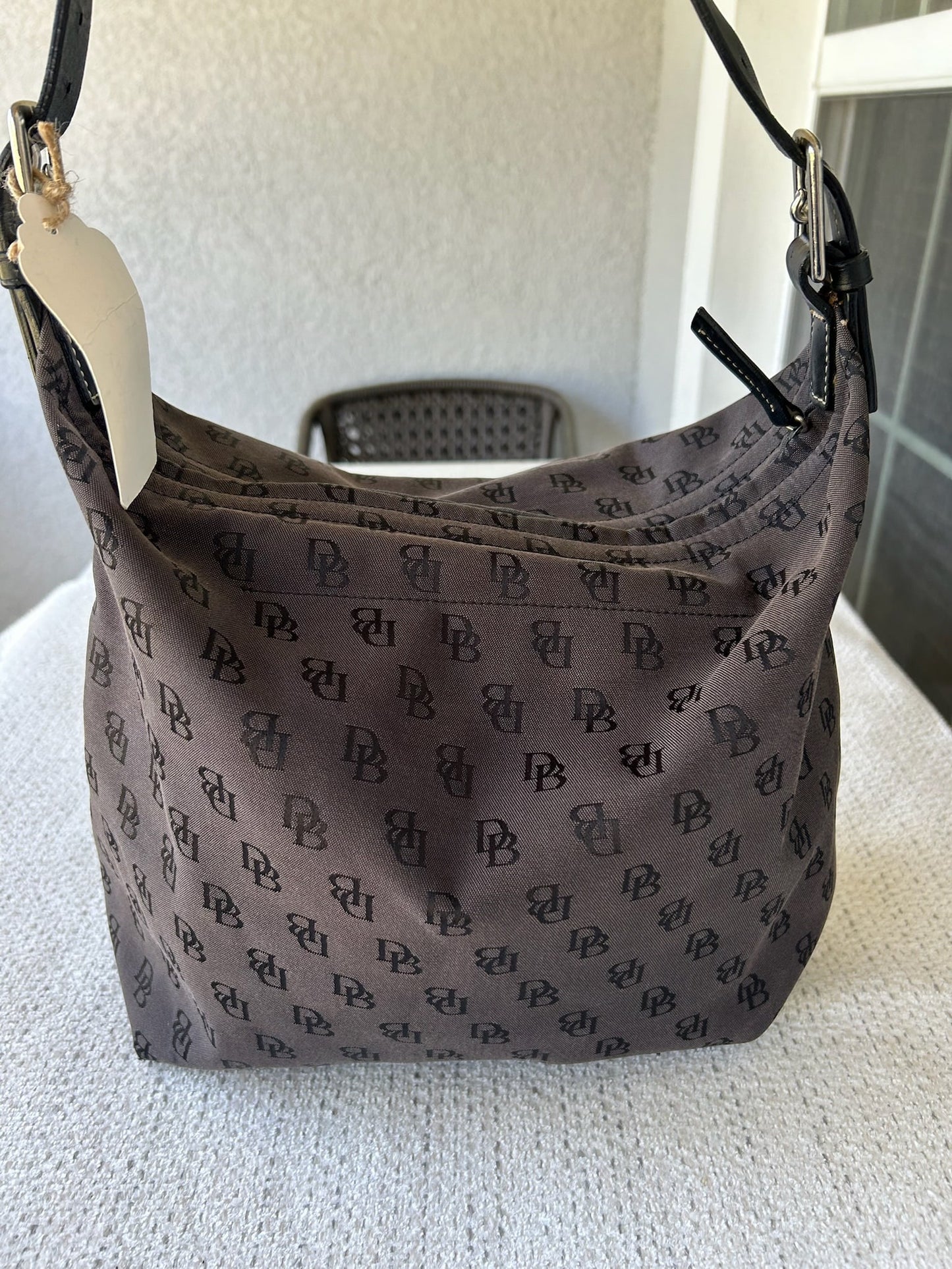 Dooney and Bourke Brown Designer Shoulder Bag