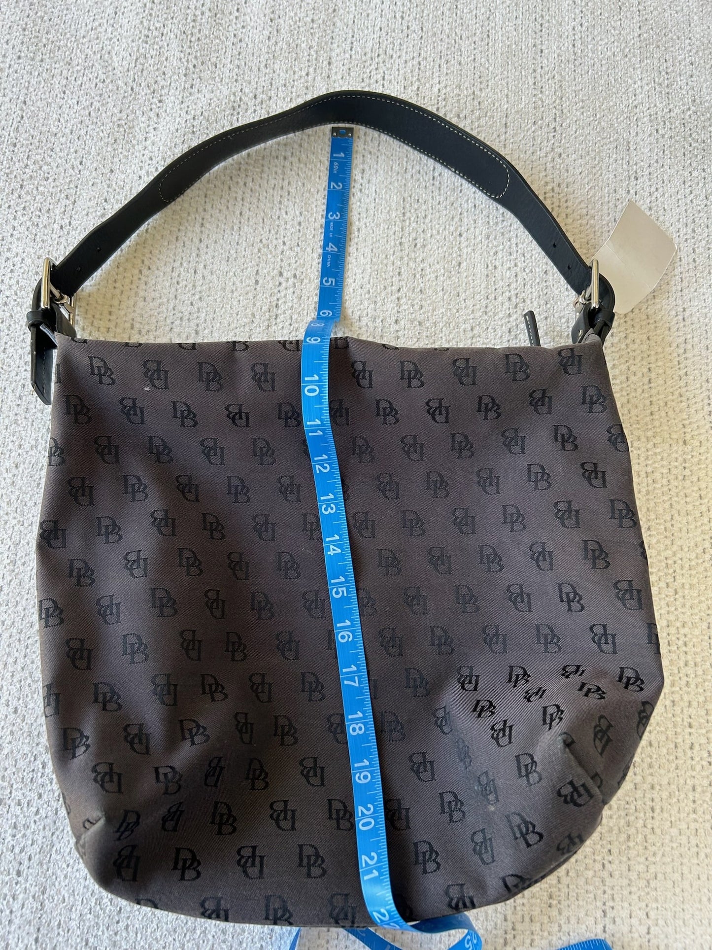 Dooney and Bourke Brown Designer Shoulder Bag