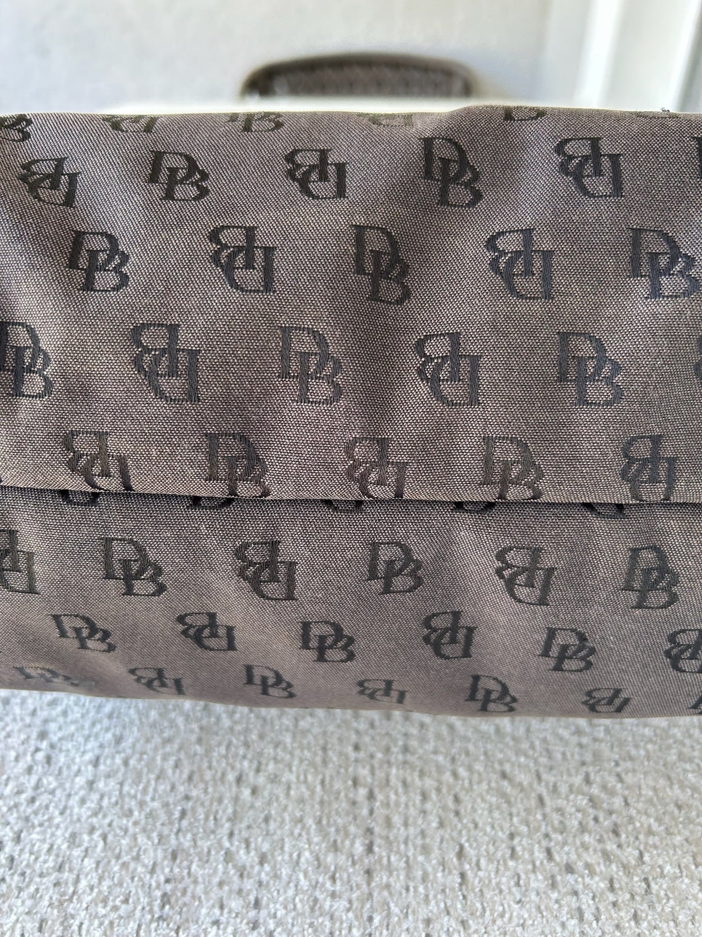 Dooney and Bourke Brown Designer Shoulder Bag