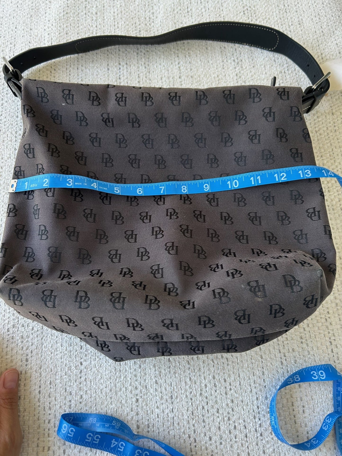 Dooney and Bourke Brown Designer Shoulder Bag
