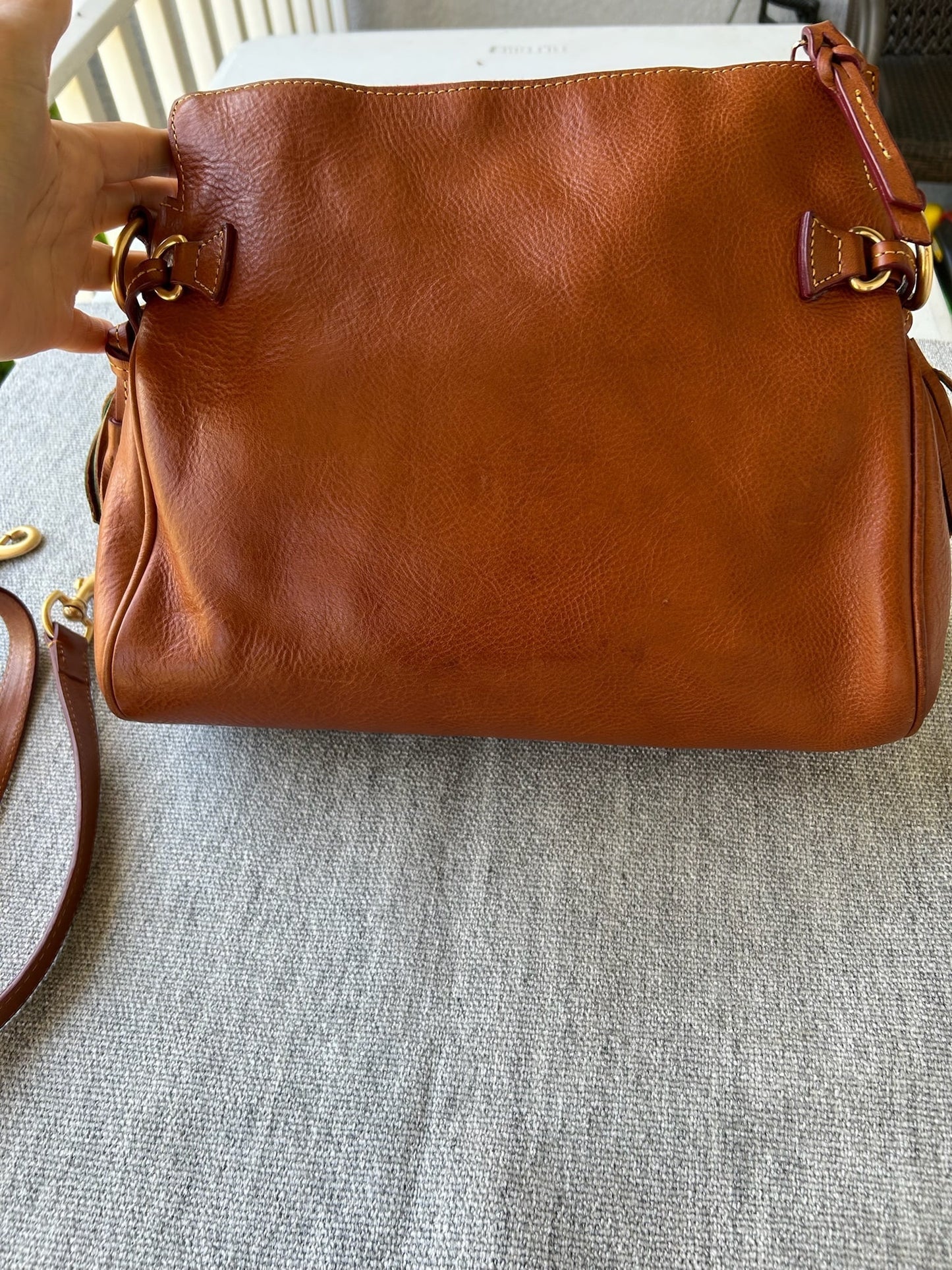 Dooney and Bourke Florentine Brown Leather Handbag