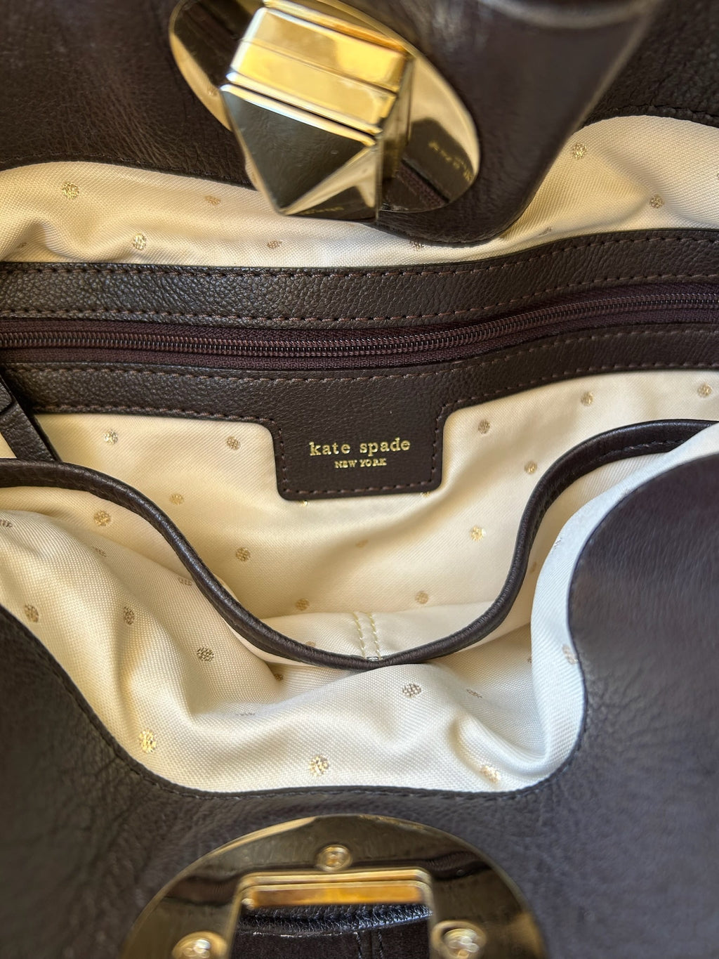 Kate spade Brown Suede Tote Bag