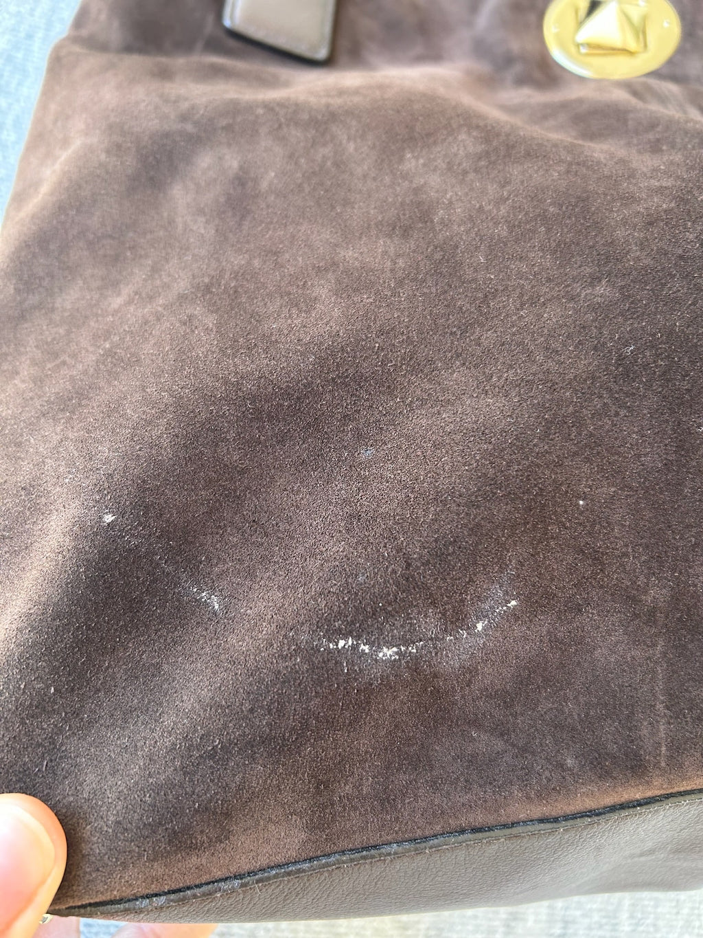 Kate spade Brown Suede Tote Bag