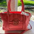 Tory Burch Amanda Coral Hand Bag