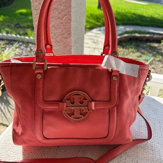 Tory Burch Amanda Coral Hand Bag