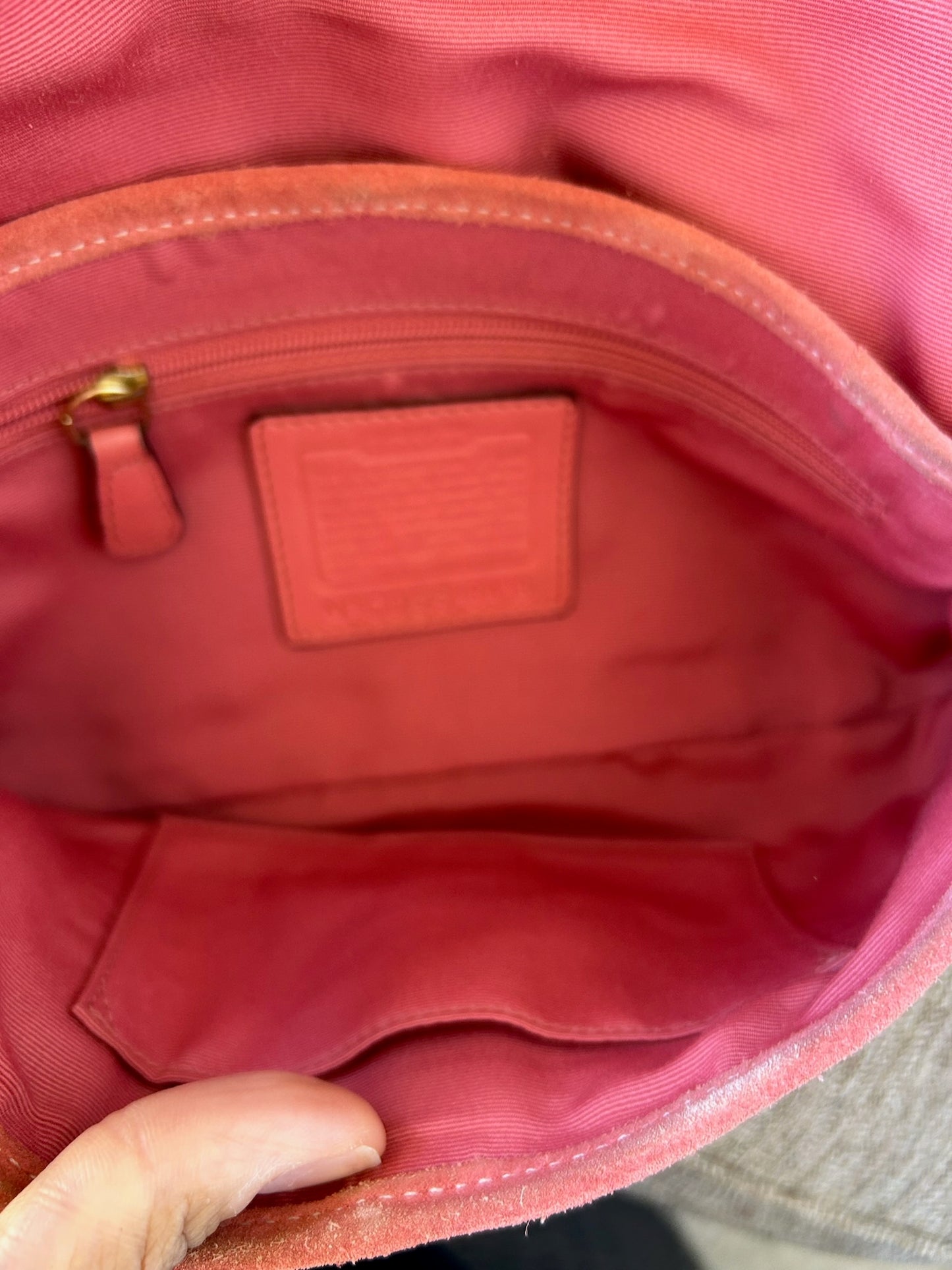 Coach hobo flap bag