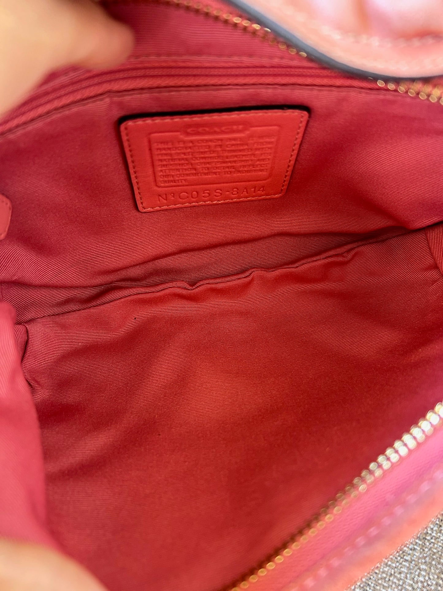 Coach hobo flap bag