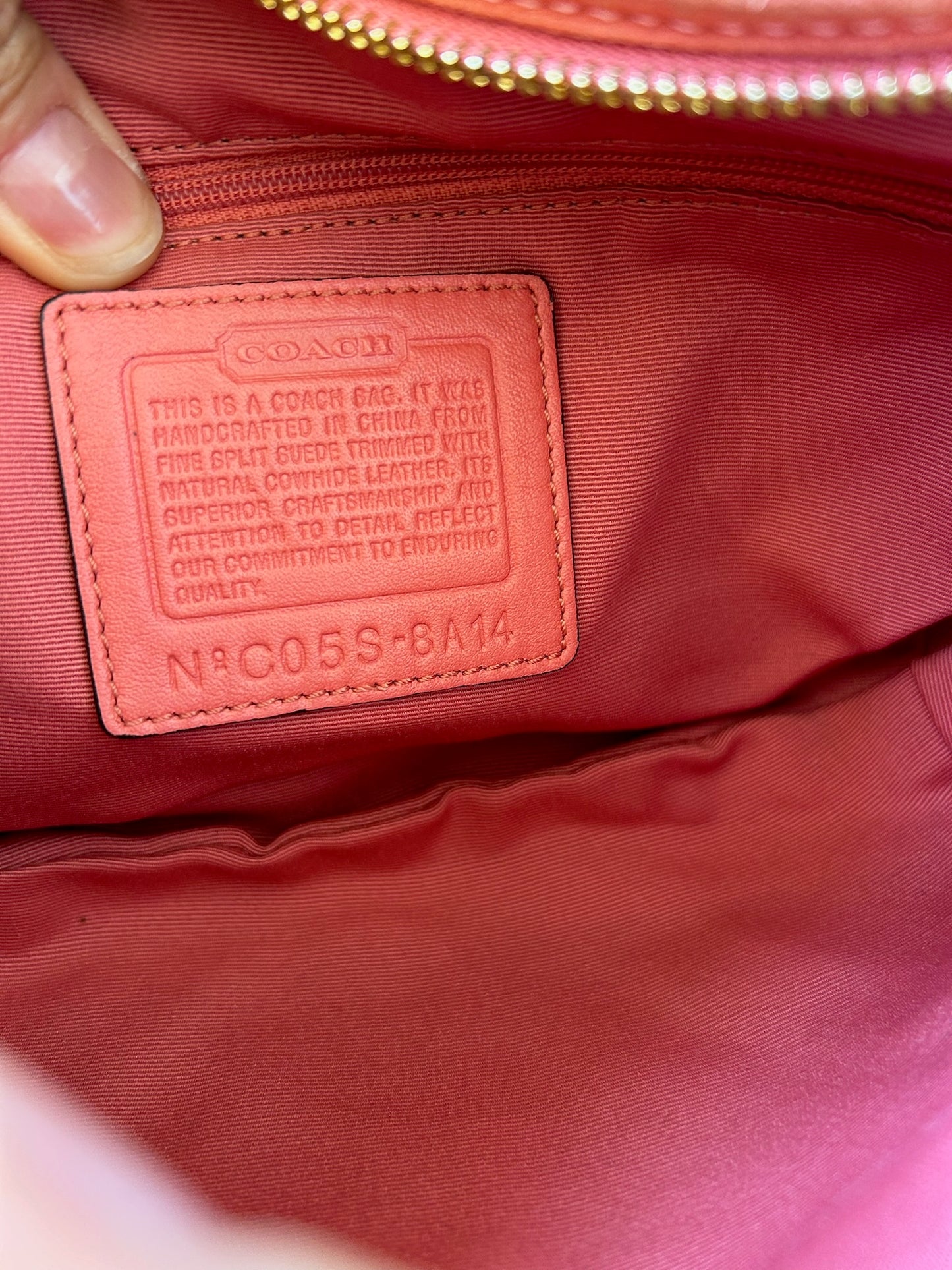 Coach hobo flap bag