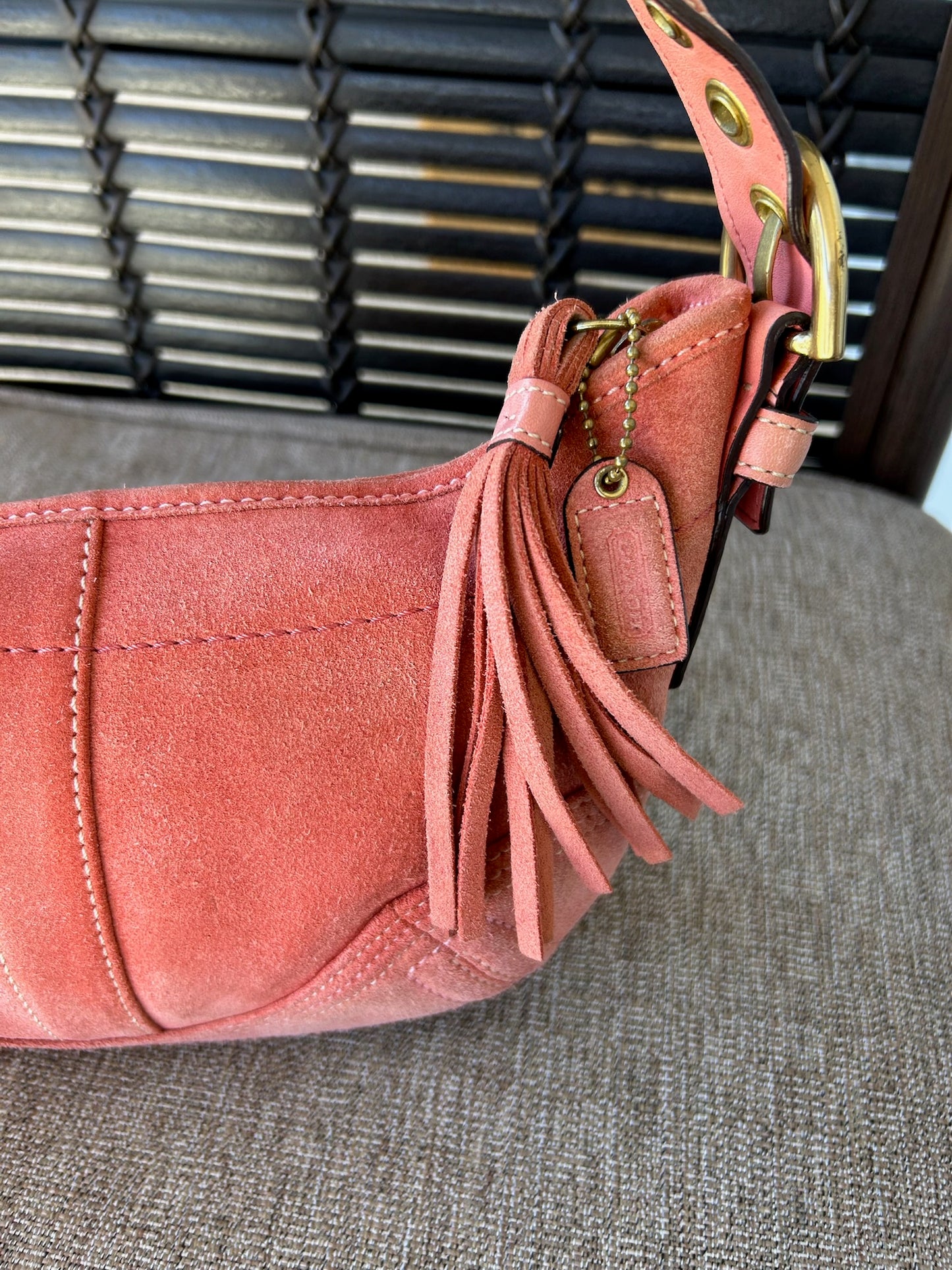 Coach hobo flap bag