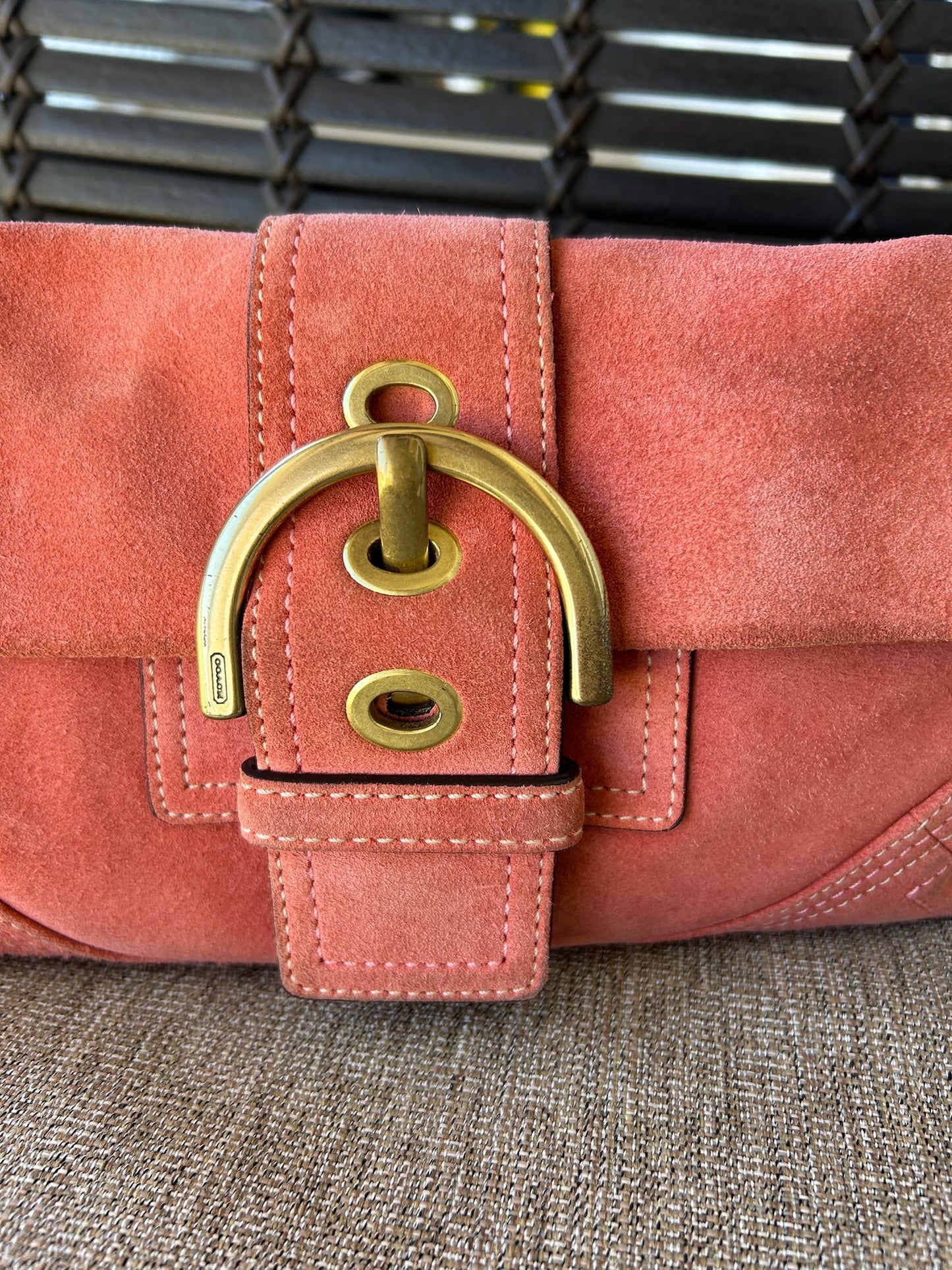 Coach hobo flap bag