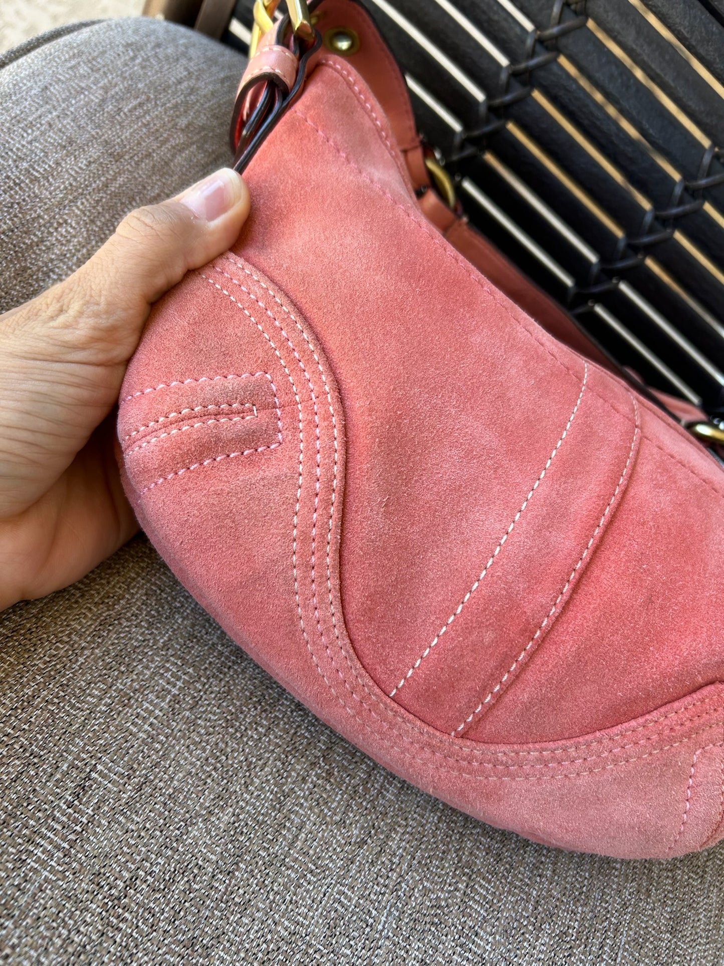 Coach hobo flap bag