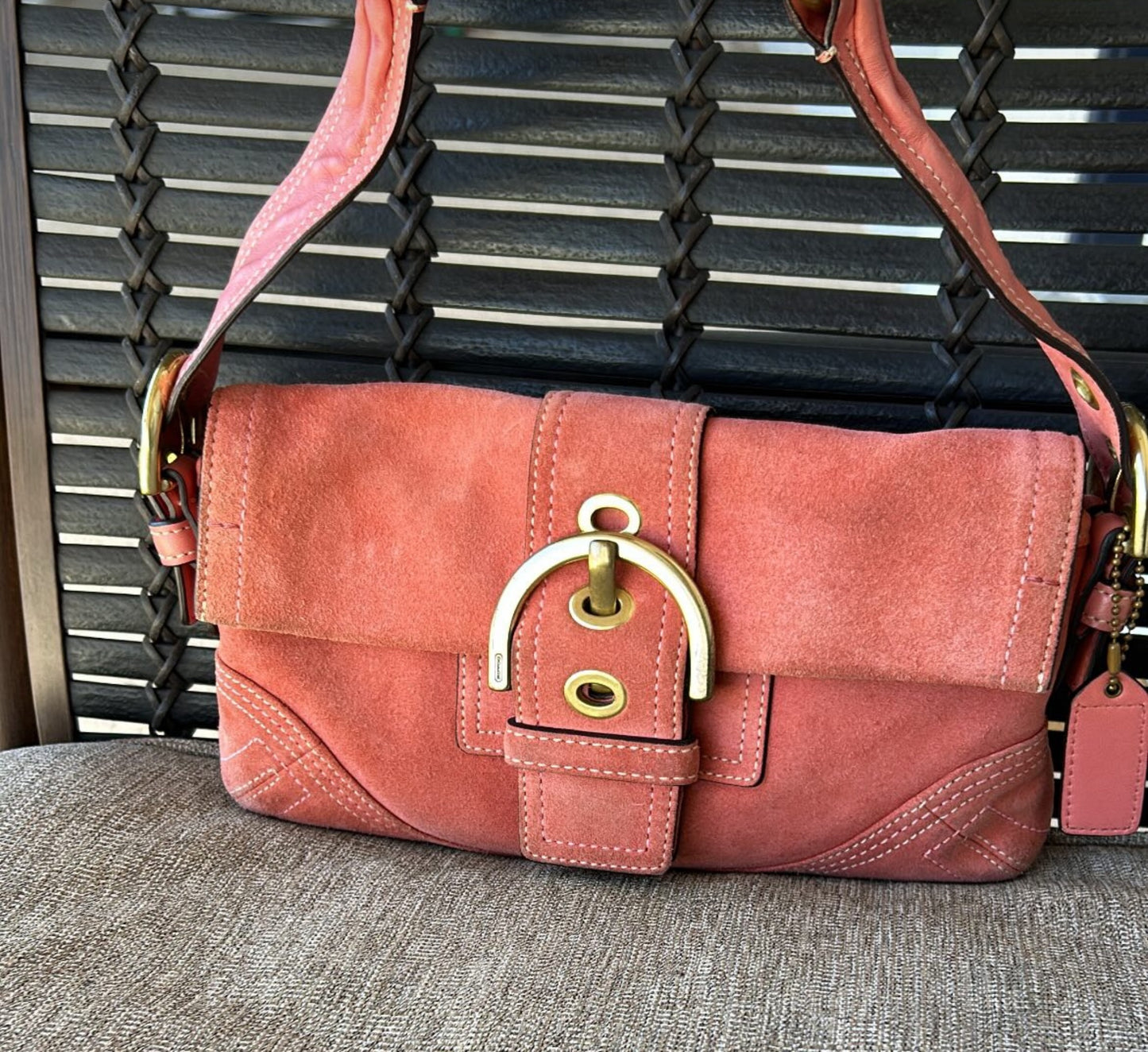 Coach hobo flap bag