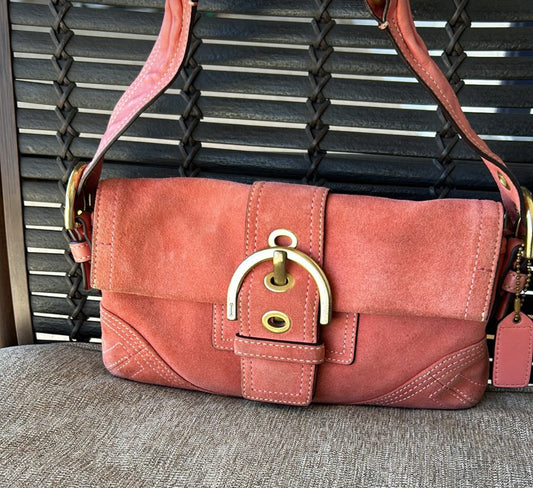 Coach hobo flap bag
