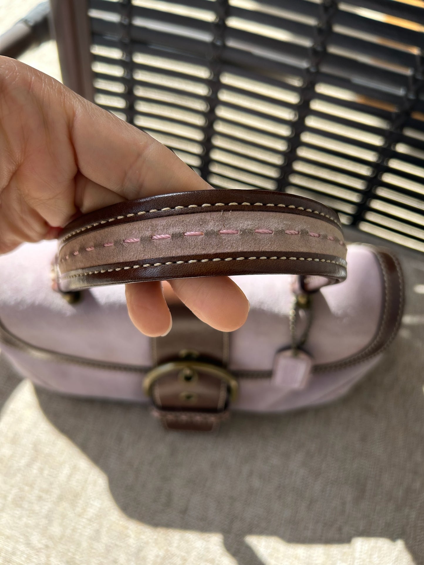 Coach boho buckle flap bag 9672