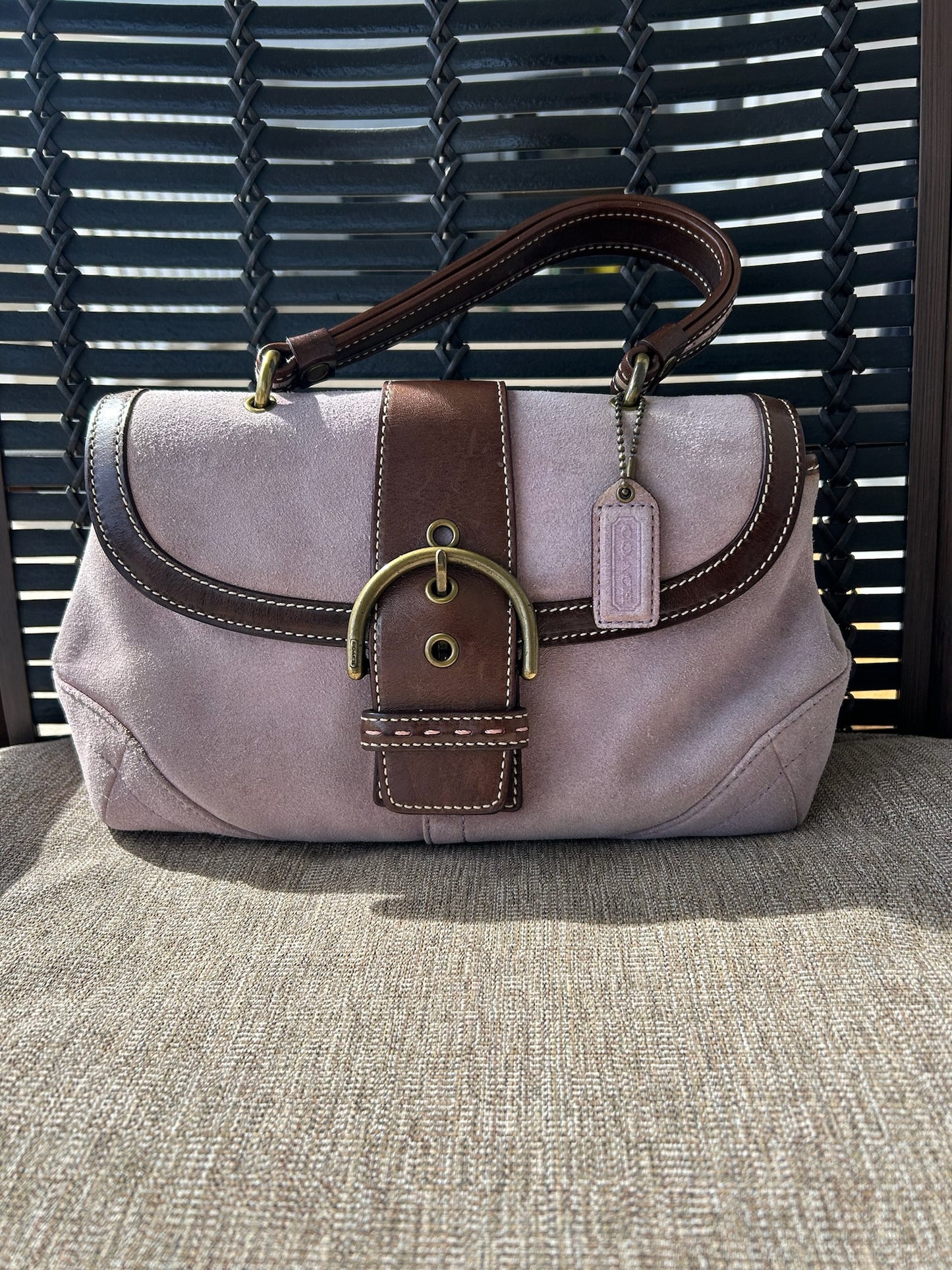 Coach boho buckle flap bag 9672