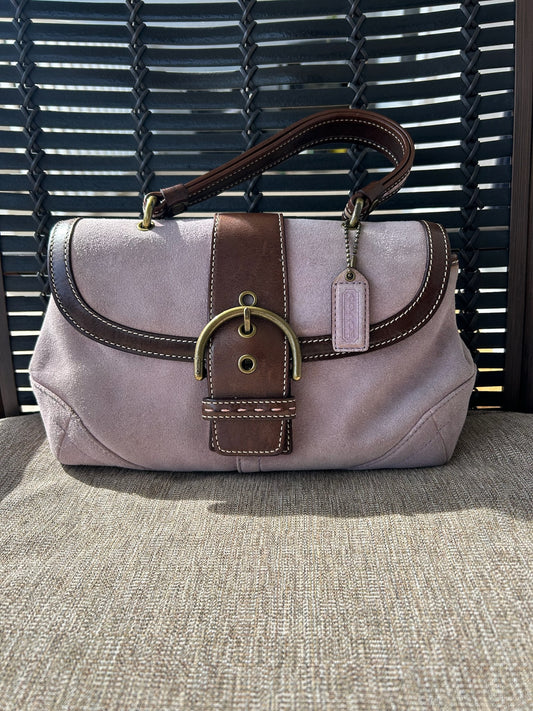 Coach boho buckle flap bag 9672