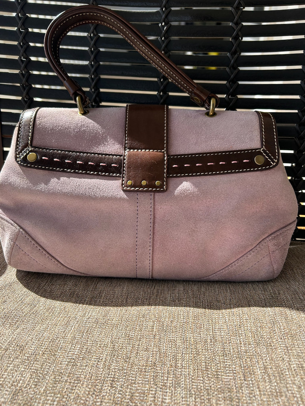 Coach boho buckle flap bag 9672