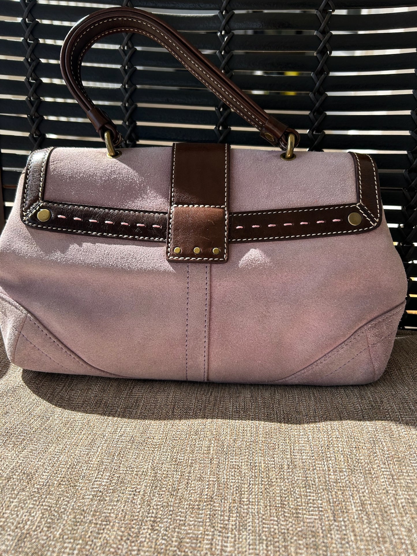 Coach boho buckle flap bag 9672