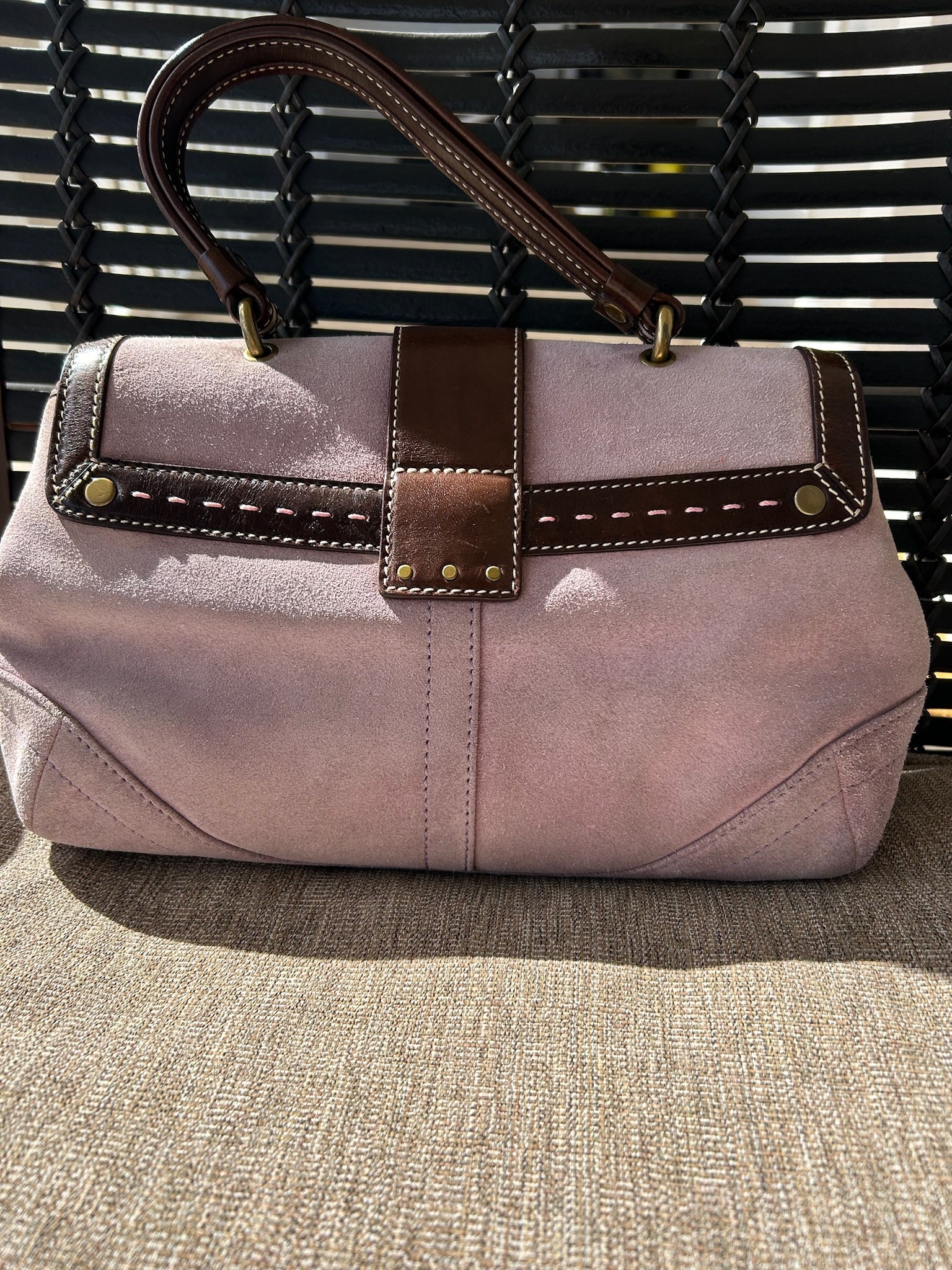 Coach boho buckle flap bag 9672