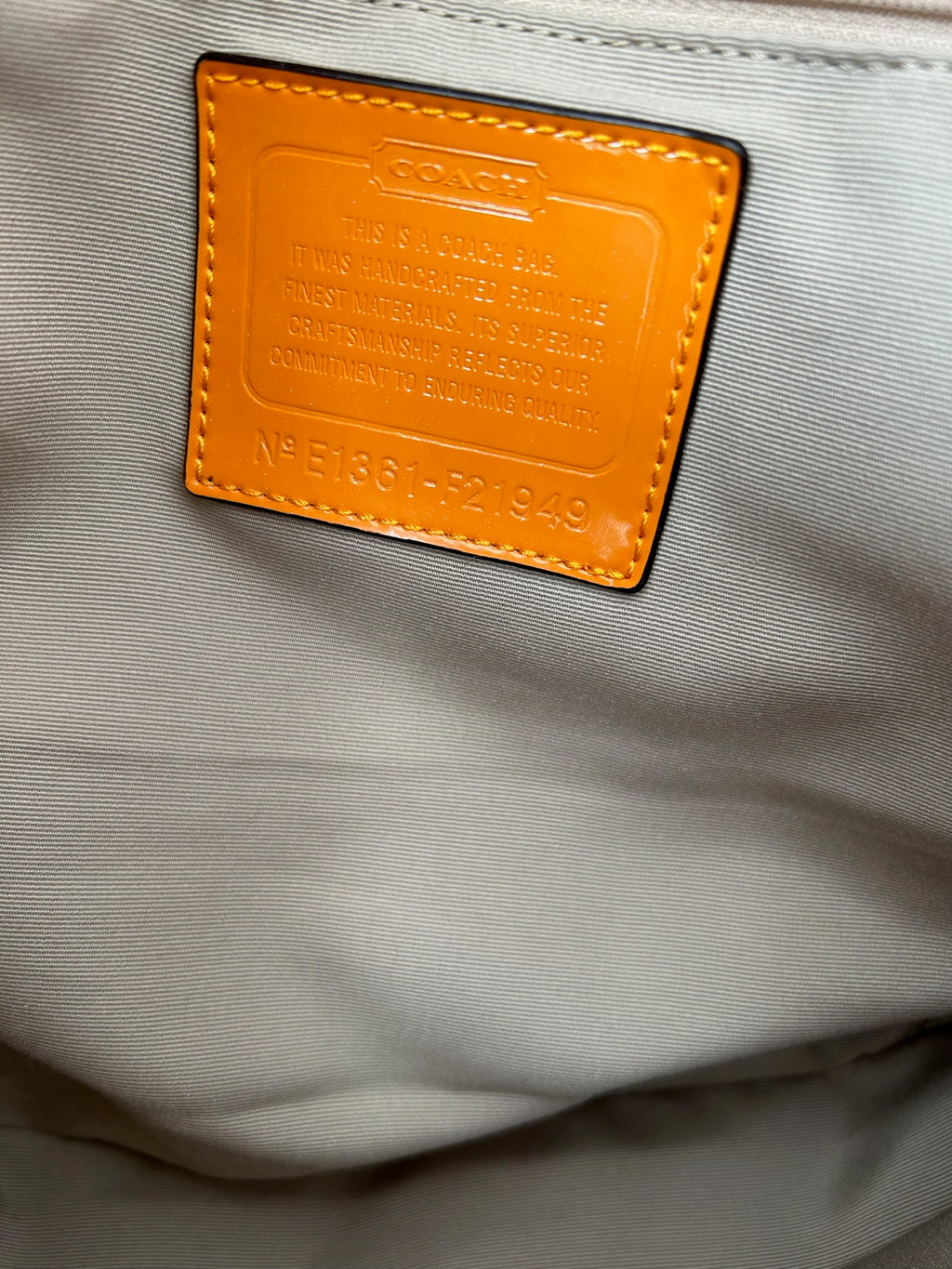 Coach tote