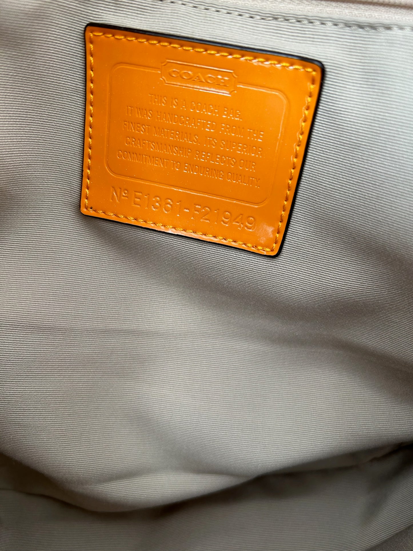 Coach tote