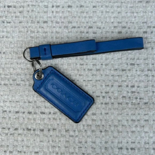 Coach Blue Leather tag