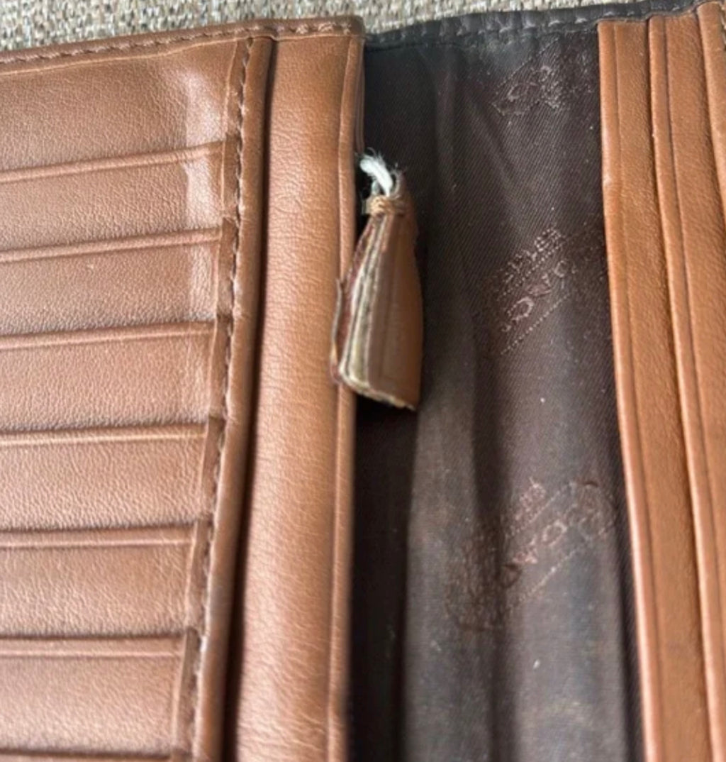 Coach mens slim long wallet